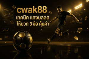 cwalk88 เทคนิค แทงบอลสด ให้บวก