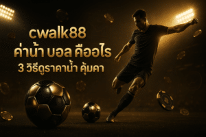 cwalk88 ค่าน้ำ บอล คืออะไร